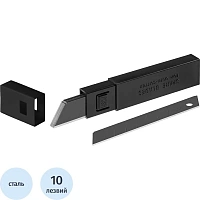 Лезвия сменные для универсальных ножей Olfa Black Max 18 мм сегментированные (10 штук в упаковке) фото Лезвия сменные для универсальных ножей Olfa Black Max 18 мм сегментированные (10 штук в упаковке)