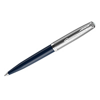Ручка шариковая Parker "51 Midnight Blue CT" черная, 1,0мм, поворот., подарочная упаковка фото Ручка шариковая Parker "51 Midnight Blue CT" черная, 1,0мм, поворот., подарочная упаковка