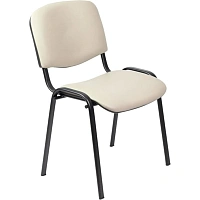 Стул офисный Easy Chair Изо бежевый экокожа металл чёрный (550724)
