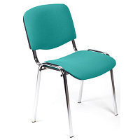Стул офисный Easy Chair Изо зеленый (ткань, металл хромированный) фото Стул офисный Easy Chair Изо зеленый (ткань, металл хромированный)