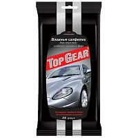 Салфетки влажные для стекол Top Gear №30 (30 штук в упаковке, 48038) фото Салфетки влажные для стекол Top Gear №30 (30 штук в упаковке, 48038)
