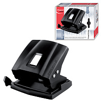 Дырокол Maped Essentials Metal до 30 листов черный с линейкой (403411) фото Дырокол Maped Essentials Metal до 30 листов черный с линейкой (403411)
