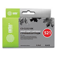 Картридж струйный CACTUS (CS-CLI521BK) для CANON Pixma MP540/630/980, черный фото фото Картридж струйный CACTUS (CS-CLI521BK) для CANON Pixma MP540/630/980, черный фото