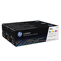 Набор картриджей HP 131A U0SL1AM цветной оригинальный фото Набор картриджей HP 131A U0SL1AM цветной оригинальный