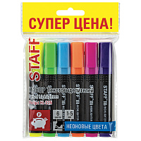 Набор текстовыделителей STAFF "Basic Budget HL-02N", 6 ЦВЕТОВ, НЕОН, линия письма 1-5 мм, 152296 фото Набор текстовыделителей STAFF "Basic Budget HL-02N", 6 ЦВЕТОВ, НЕОН, линия письма 1-5 мм, 152296