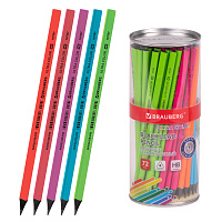 Карандаш чернографитный BRAUBERG "ULTRA COLOR", 1 шт., HB, пластиковый, 181707