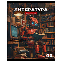 Тетрадь предметная 40л. BG "Робот" - Литература, эконом фото Тетрадь предметная 40л. BG "Робот" - Литература, эконом