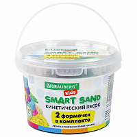 Песок для лепки кинетический BRAUBERG KIDS, изумрудный, 500 г, 2 формочки, ведерко, 665092 фото Песок для лепки кинетический BRAUBERG KIDS, изумрудный, 500 г, 2 формочки, ведерко, 665092