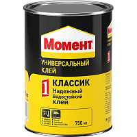 Клей контактный Момент-1 Классик универсальный водостойкий 750 мл фото Клей контактный Момент-1 Классик универсальный водостойкий 750 мл