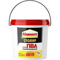Клей ПВА Момент Столяр универсальный 3 кг фото Клей ПВА Момент Столяр универсальный 3 кг