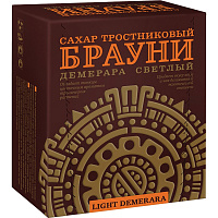 Сахар кусковой Брауни Demerara тростниковый 500 г фото Сахар кусковой Брауни Demerara тростниковый 500 г