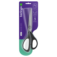 Ножницы Berlingo "Easycut 350", 23см, серые, эргономичные ручки, мягкие вставки, европодвес фото Ножницы Berlingo "Easycut 350", 23см, серые, эргономичные ручки, мягкие вставки, европодвес