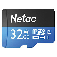 Карта памяти microSDHC 32 ГБ NETAC P500 Standard, UHS-I U1, 80 Мб/с (class 10), адаптер, NT02P500STN-032G-R фото Карта памяти microSDHC 32 ГБ NETAC P500 Standard, UHS-I U1, 80 Мб/с (class 10), адаптер, NT02P500STN-032G-R