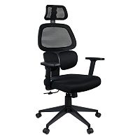 Кресло руководителя Helmi HL-E36 "Support", ткань черная фото Кресло руководителя Helmi HL-E36 "Support", ткань черная