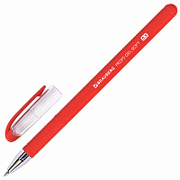 Ручка гелевая BRAUBERG Profi-Gel SOFT, КРАСНАЯ, линия письма 0,4 мм, стандартный наконечник 0,5 мм, прорезиненный корпус SOFT-TOUCH, 144131 фото Ручка гелевая BRAUBERG Profi-Gel SOFT, КРАСНАЯ, линия письма 0,4 мм, стандартный наконечник 0,5 мм, прорезиненный корпус SOFT-TOUCH, 144131