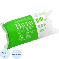 Вата Емельянъ Савостинъ хирургическая стерильная 100 г