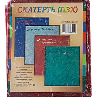 Скатерть одноразовая ПВХ 120x180 см красная фото Скатерть одноразовая ПВХ 120x180 см красная