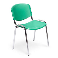 Стул офисный Easy Chair Изо зеленый (пластик, металл хромированный) фото Стул офисный Easy Chair Изо зеленый (пластик, металл хромированный)