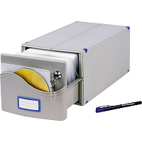 Бокс для CD/DVD дисков ProfiOffice МВ-200 SL на 200 дисков в конверте фото Бокс для CD/DVD дисков ProfiOffice МВ-200 SL на 200 дисков в конверте