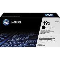 Картридж лазерный HP 49X Q5949X черный оригинальный повышенной емкости фото Картридж лазерный HP 49X Q5949X черный оригинальный повышенной емкости