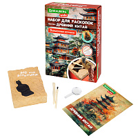 Набор для раскопок "Древний Китай" 16х23 см, инструменты, BRAUBERG KIDS, 665939