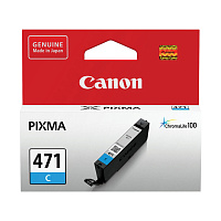 Картридж струйный Canon CLI-471 C 0401C001 голубой оригинальный фото Картридж струйный Canon CLI-471 C 0401C001 голубой оригинальный