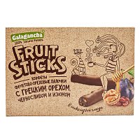 Конфеты шоколадные "Fruit Sticks" с черносливом и грецким орехом 175 г, БЕРЕСТОВ А.С., УТ-00031675 фото Конфеты шоколадные "Fruit Sticks" с черносливом и грецким орехом 175 г, БЕРЕСТОВ А.С., УТ-00031675