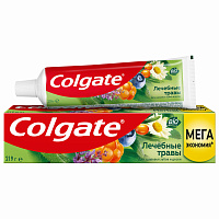 Зубная паста 150 мл COLGATE "Лечебные травы", отбеливающа, сфторидом и кальцием, 7891024133743 фото Зубная паста 150 мл COLGATE "Лечебные травы", отбеливающа, сфторидом и кальцием, 7891024133743