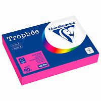 Бумага цветная CLAIREFONTAINE, А4, 80 г/м2, 500 л., неон, розовый, Франция, 2973PC фото Бумага цветная CLAIREFONTAINE, А4, 80 г/м2, 500 л., неон, розовый, Франция, 2973PC