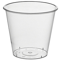 Стакан одноразовый 300 мл, пластиковый прозрачный, Bubble Cup, СВЕРХПЛОТНЫЙ, ВЗЛП, 1023ГП