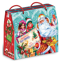 Подарок новогодний "ЗИМА ПОЛНА ЧУДЕС", НАБОР конфет 1000 г, картонная коробка, МОСУПАК фото Подарок новогодний "ЗИМА ПОЛНА ЧУДЕС", НАБОР конфет 1000 г, картонная коробка, МОСУПАК