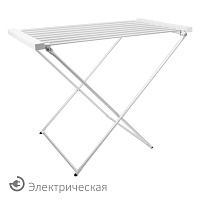Сушилка для белья электрическая, напольная, раскладная, алюминиевая, нагрев 60 °С, LAIMA HOME, 700977