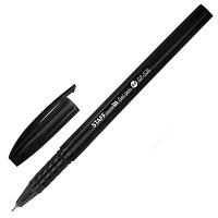 Ручка гелевая STAFF "COLLEGE", ЧЕРНАЯ, игольчатый узел 0,5 мм, линия письма 0,35 мм, 144538