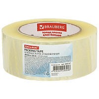 Клейкая лента упаковочная 48 мм х 132 м прозрачная, толщина 45 микрон, BRAUBERG, 440157, 85 фото Клейкая лента упаковочная 48 мм х 132 м прозрачная, толщина 45 микрон, BRAUBERG, 440157, 85