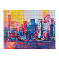 Алмазная мозаика ТРИ СОВЫ "Город", 50*70см, холст, картонная коробка с пластиковой ручкой фото Алмазная мозаика ТРИ СОВЫ "Город", 50*70см, холст, картонная коробка с пластиковой ручкой