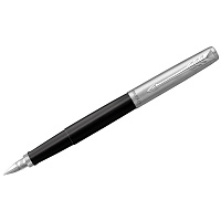 Ручка перьевая Parker "Jotter Originals Black Chrome CT" синяя, 0,8мм, подарочная упаковка фото Ручка перьевая Parker "Jotter Originals Black Chrome CT" синяя, 0,8мм, подарочная упаковка