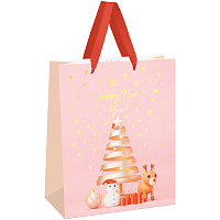Пакет подарочный 26*32*12см MESHU "Christmas tale", фольга, матовая ламинация фото Пакет подарочный 26*32*12см MESHU "Christmas tale", фольга, матовая ламинация