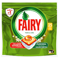 Капсулы для посудомоечной машины Fairy "All in 1.Orange", 25шт. (ПОД ЗАКАЗ) фото Капсулы для посудомоечной машины Fairy "All in 1.Orange", 25шт. (ПОД ЗАКАЗ)