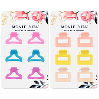 Крабы для волос НАБОР 6 шт., 2,5 см, soft touch, АССОРТИ, MONTE VITA, 457029 фото Крабы для волос НАБОР 6 шт., 2,5 см, soft touch, АССОРТИ, MONTE VITA, 457029