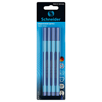 Набор шариковых ручек Schneider "Slider Edge F" 4шт., синие, 0,8мм, трехгранный корпус, блистер фото Набор шариковых ручек Schneider "Slider Edge F" 4шт., синие, 0,8мм, трехгранный корпус, блистер