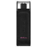 Флешка USB 3.2 64 ГБ Kingston Datatraveler 70 (DT70/64GB) фото Флешка USB 3.2 64 ГБ Kingston Datatraveler 70 (DT70/64GB)