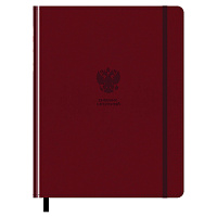 Дневник 1-11 кл. 48л. (твердый) BG "Орел. Бордовый", иск. кожа, блинтовое тиснение, ляссе, на резинке фото Дневник 1-11 кл. 48л. (твердый) BG "Орел. Бордовый", иск. кожа, блинтовое тиснение, ляссе, на резинке