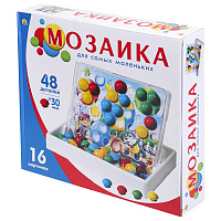Мозаика пластиковая в чемодане "Мозайкин", 48 деталей ширина 3 см, 16 карточек, РК, И-7495 фото Мозаика пластиковая в чемодане "Мозайкин", 48 деталей ширина 3 см, 16 карточек, РК, И-7495