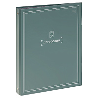 Папка-портфолио 7БЦ А4 BG "Мое портфолио", на 4 кольцах, универсальное, без файлов