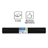 Мешки для мусора 160л OfficeClean ПВД, 90*120см, 30мкм, 10шт., двухслойные, прочные, черные, в рулоне фото Мешки для мусора 160л OfficeClean ПВД, 90*120см, 30мкм, 10шт., двухслойные, прочные, черные, в рулоне