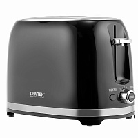 Тостер CENTEK CT-1432, 850 Вт, 2 тоста, 7 режимов, пластик, черный, CT-1432 BLACK фото Тостер CENTEK CT-1432, 850 Вт, 2 тоста, 7 режимов, пластик, черный, CT-1432 BLACK