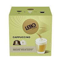 Кофе в капсулах LEBO "Cappuccino" для кофемашин Dolce Gusto, 8 порций (16 капсул) фото Кофе в капсулах LEBO "Cappuccino" для кофемашин Dolce Gusto, 8 порций (16 капсул)