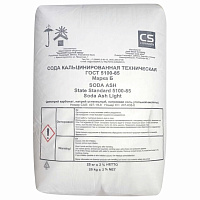 Сода кальцинированная, 25 кг, - фото Сода кальцинированная, 25 кг, -