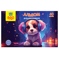 Альбом для рисования 40л., А4, на гребне Мульти-Пульти "Мой трек фото Альбом для рисования 40л., А4, на гребне Мульти-Пульти "Мой трек