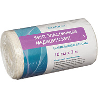 Бинт эластичный Meridian с застежкой 3 м х 10 см фото Бинт эластичный Meridian с застежкой 3 м х 10 см